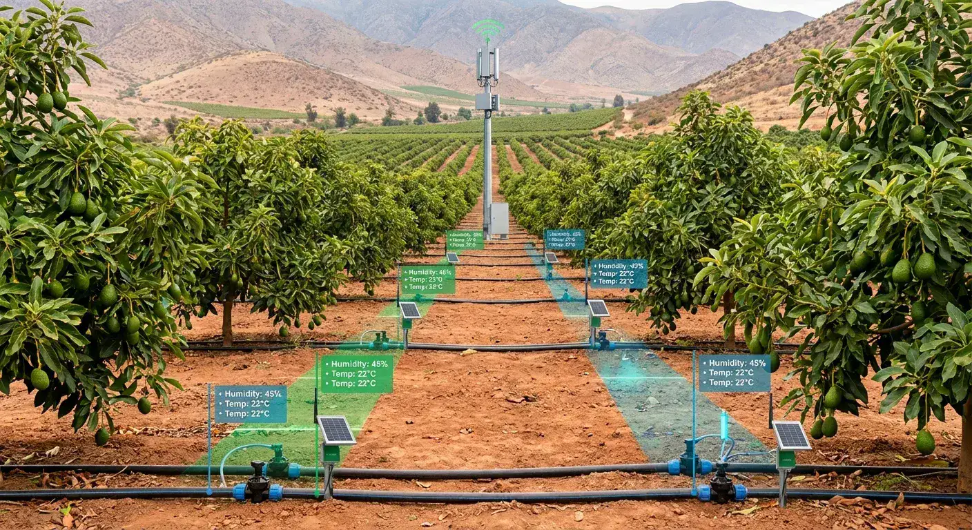 Agricultura de Precisión: Cómo el IoT está Salvando el Recurso...