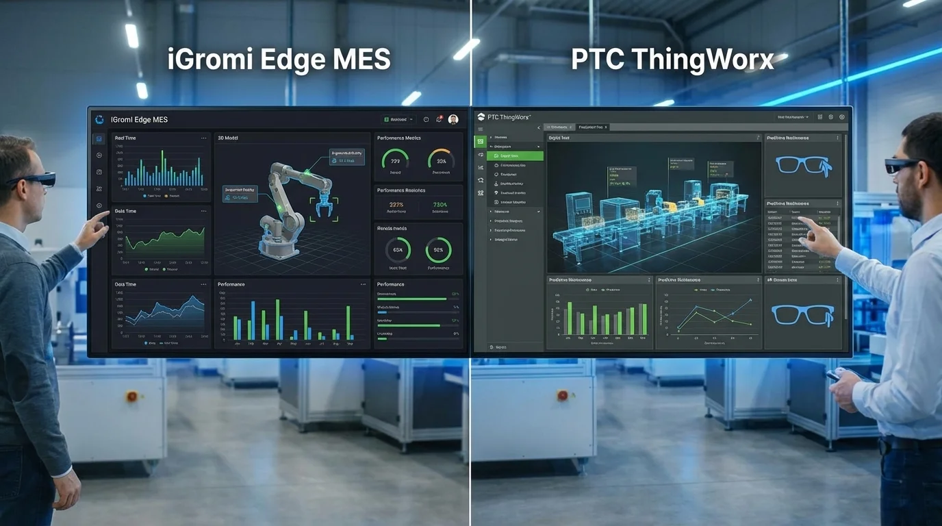 iGromi vs PTC ThingWorx: IoT PyME vs Plataforma Enterprise 2026